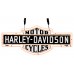 New Harley Davidson Double-Sided Porcelain Neon Sign 72" Wide x 24" High